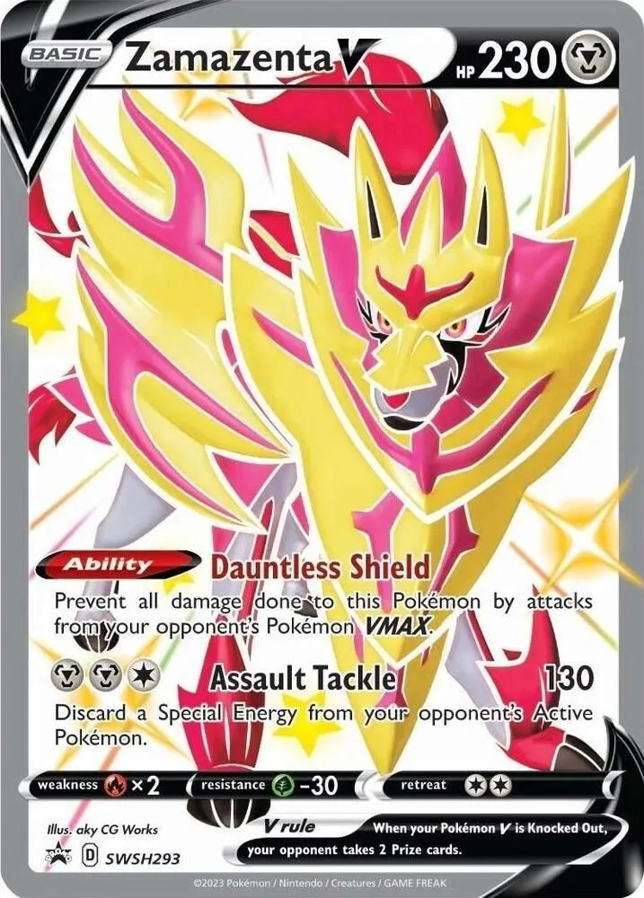 Zamazenta V — SWSH: Sword & Shield Promo Cards — Pokemon
