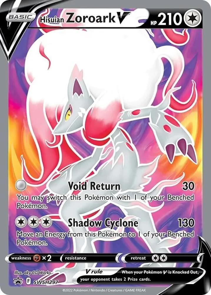 Zoroark de Hisui V — SWSH: Sword & Shield Promo Cards — Pokémon