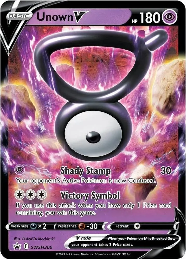 Unown V — SWSH: Sword & Shield Promo Cards — Pokemon