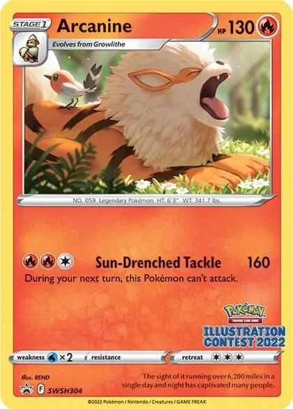 Arcanine — SWSH: Sword & Shield Promo Cards — Pokemon