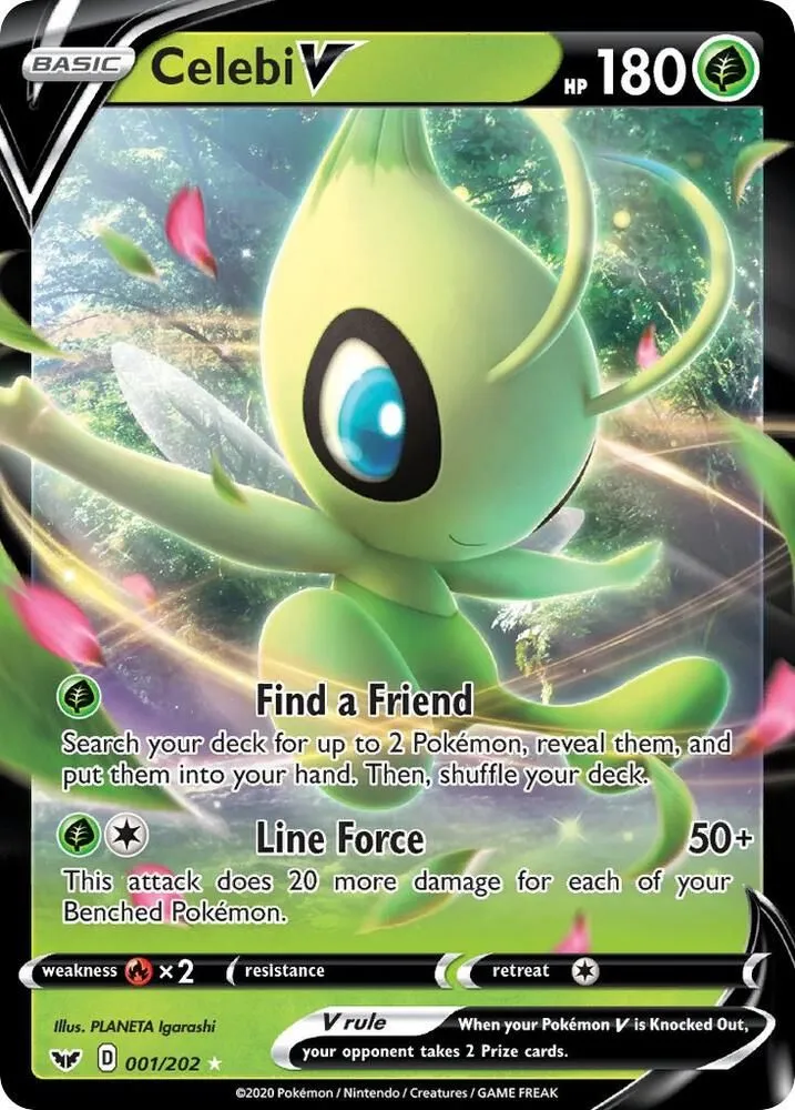 Celebi V — SWSH01: Sword & Shield Base Set — Pokémon
