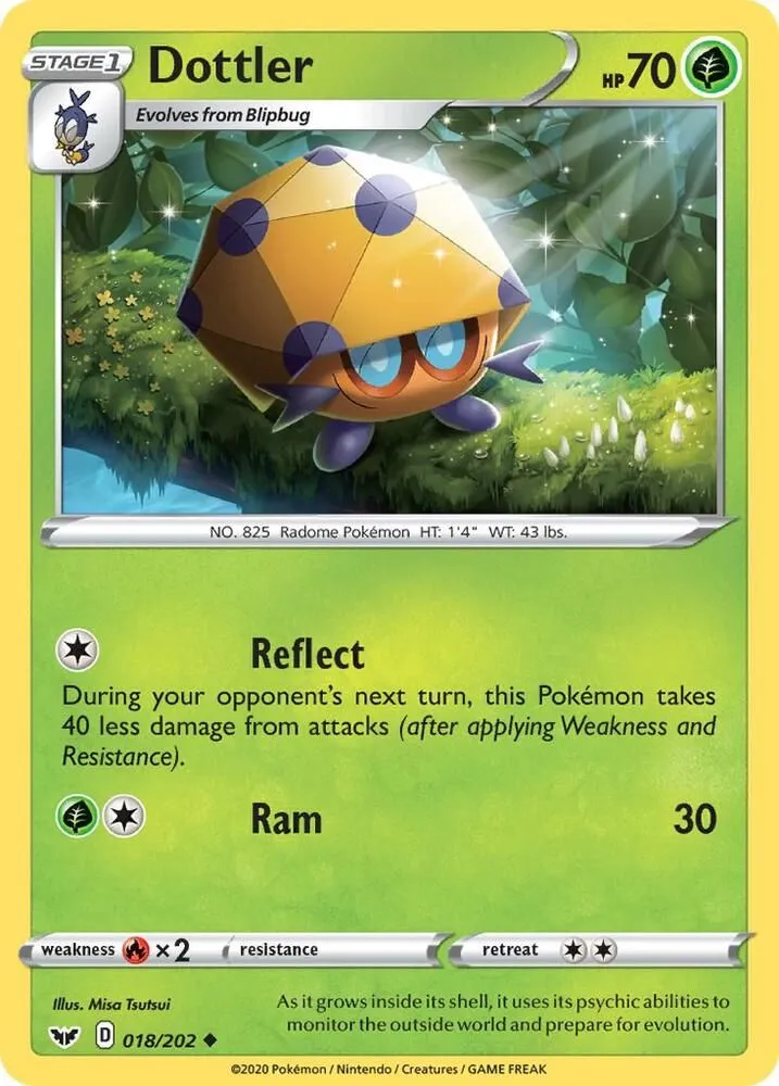 Dottler — SWSH01: Sword & Shield Base Set — Pokémon
