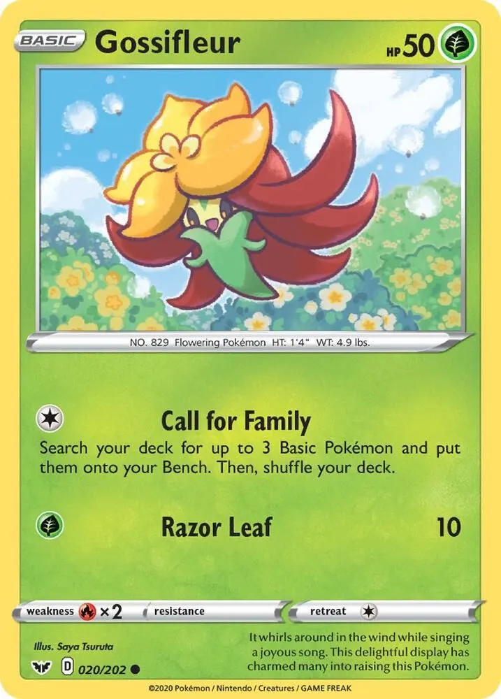 Gossifleur — SWSH01: Sword & Shield Base Set — Pokémon