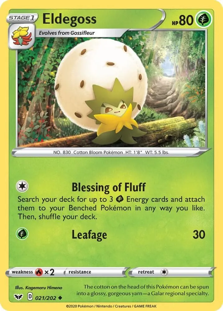 Eldegoss — SWSH01: Sword & Shield Base Set — Pokémon