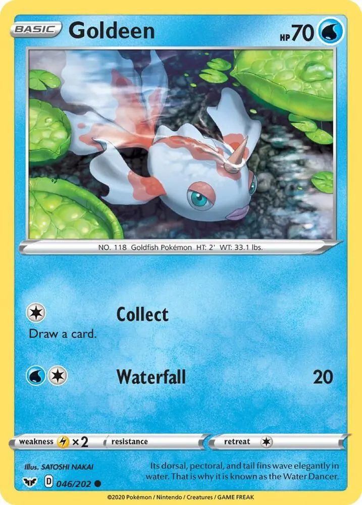 Goldeen — SWSH01: Sword & Shield Base Set — Pokémon