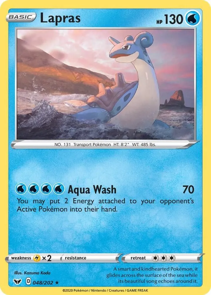 Lapras — SWSH01: Sword & Shield Base Set — Pokémon