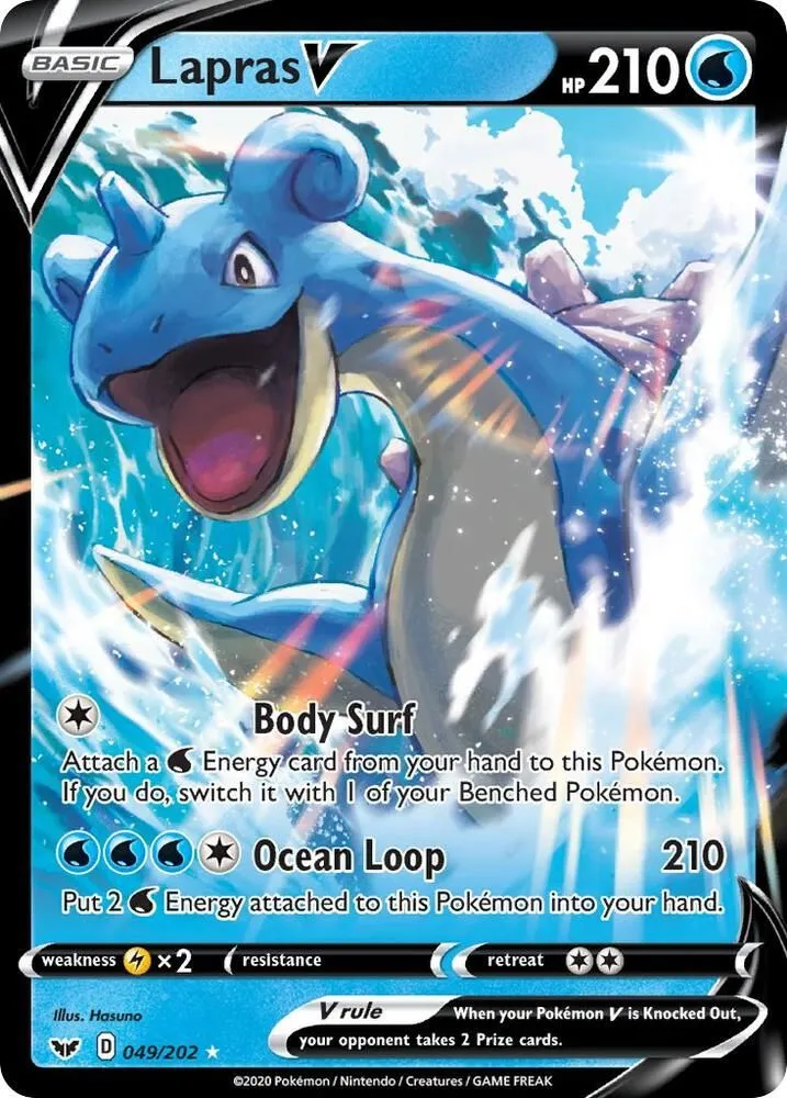 Lapras V — SWSH01: Sword & Shield Base Set — Pokémon