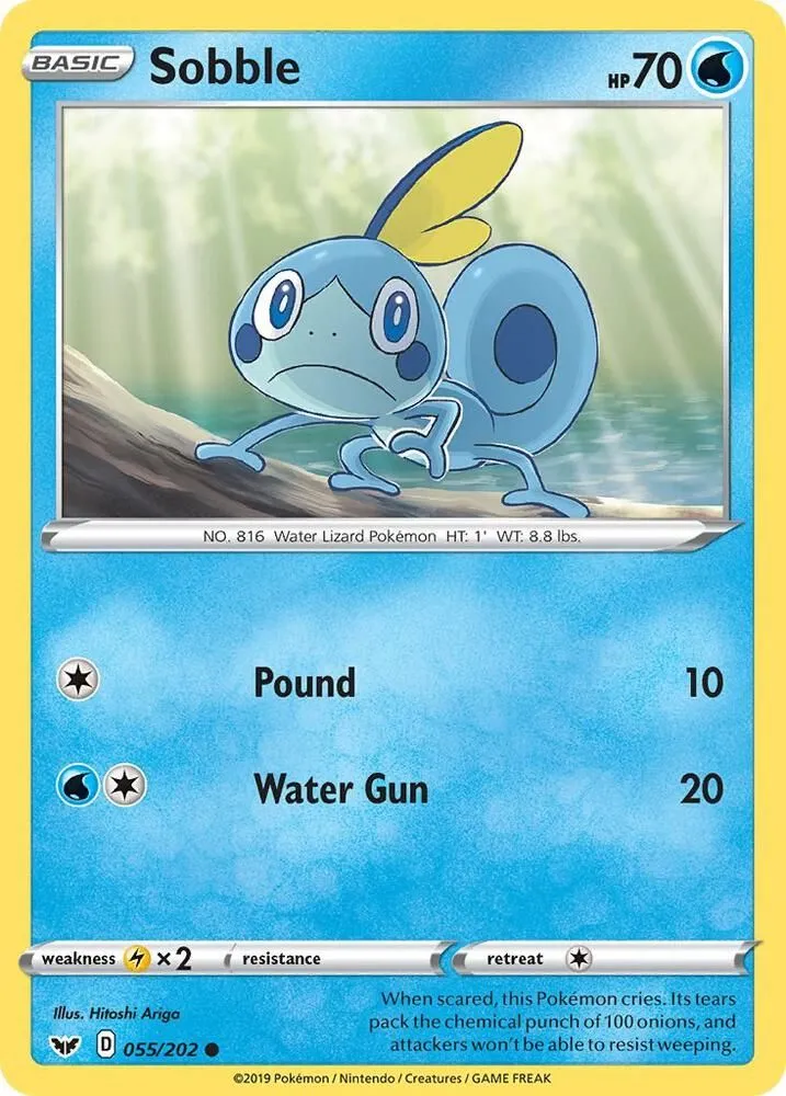 Sobble — SWSH01: Sword & Shield Base Set — Pokémon