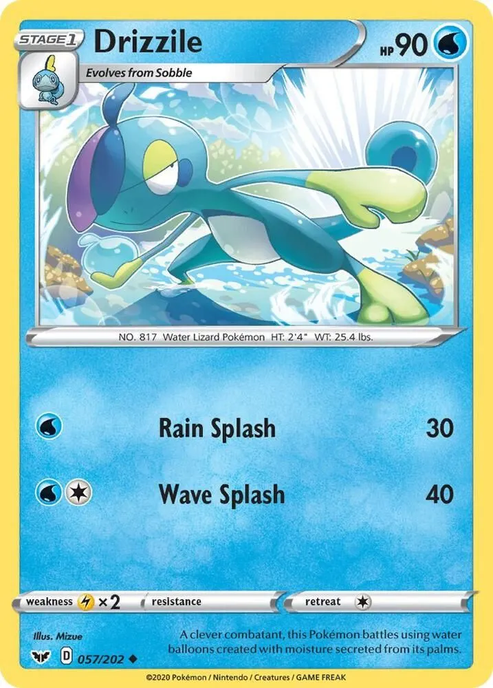 Drizzile — SWSH01: Sword & Shield Base Set — Pokemon