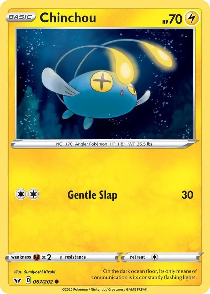 Chinchou — SWSH01: Sword & Shield Base Set — Pokémon