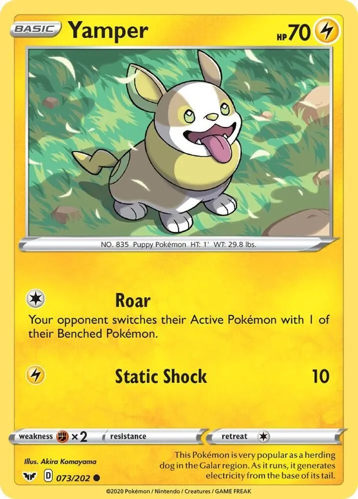 Yamper — SWSH01: Sword & Shield Base Set — Pokemon