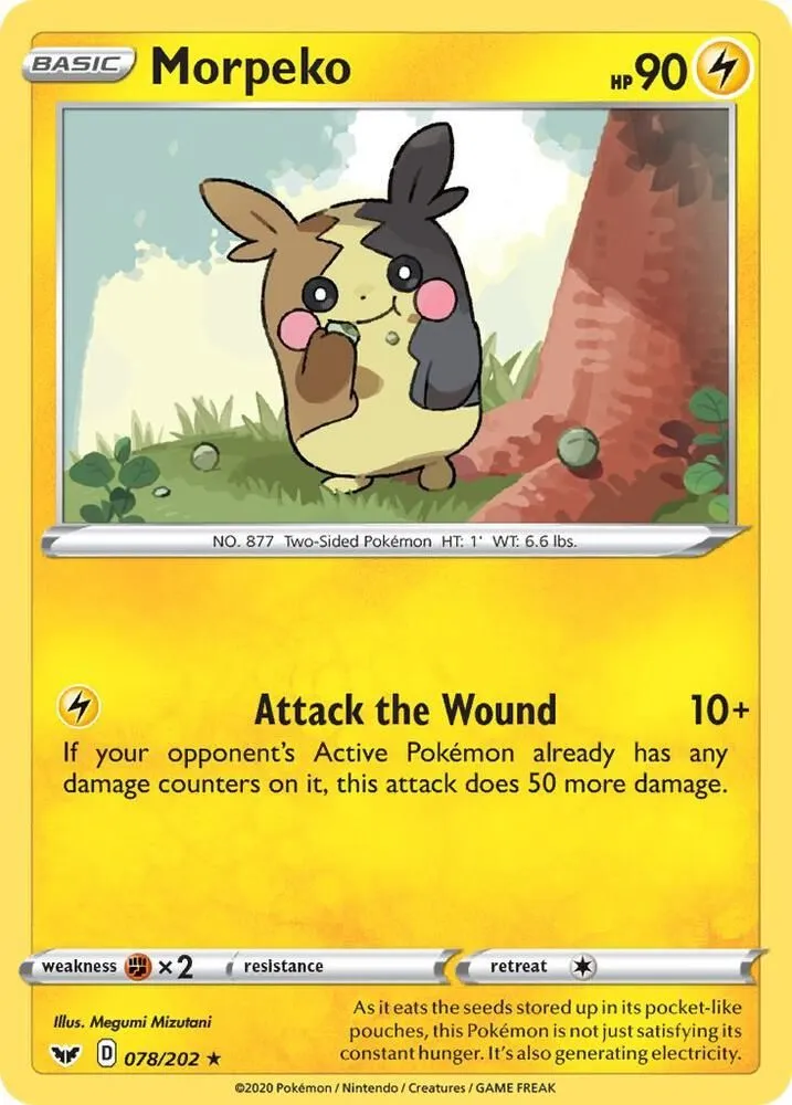 Morpeko — SWSH01: Sword & Shield Base Set — Pokemon