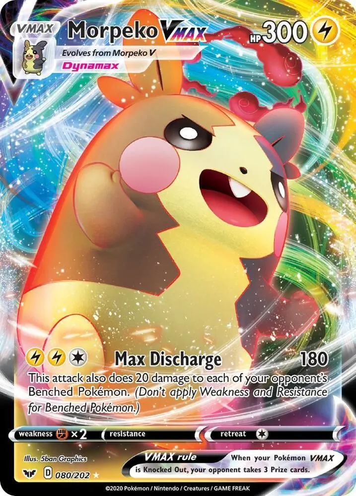 Morpeko VMAX — SWSH01: Sword & Shield Base Set — Pokemon