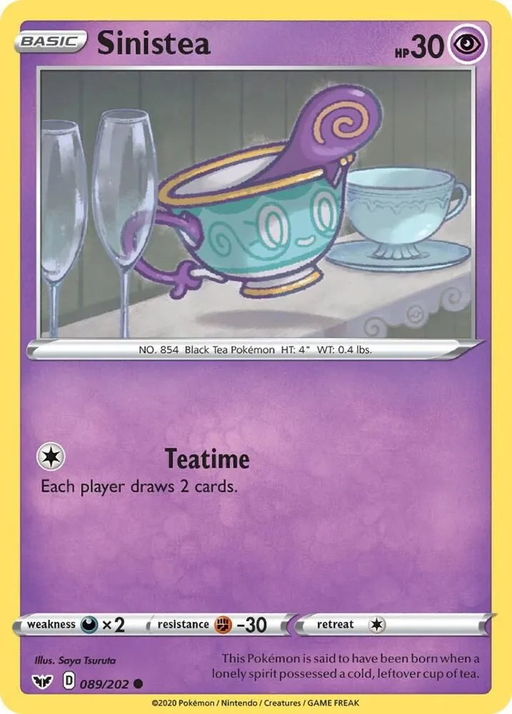 Sinistea — SWSH01: Sword & Shield Base Set — Pokémon