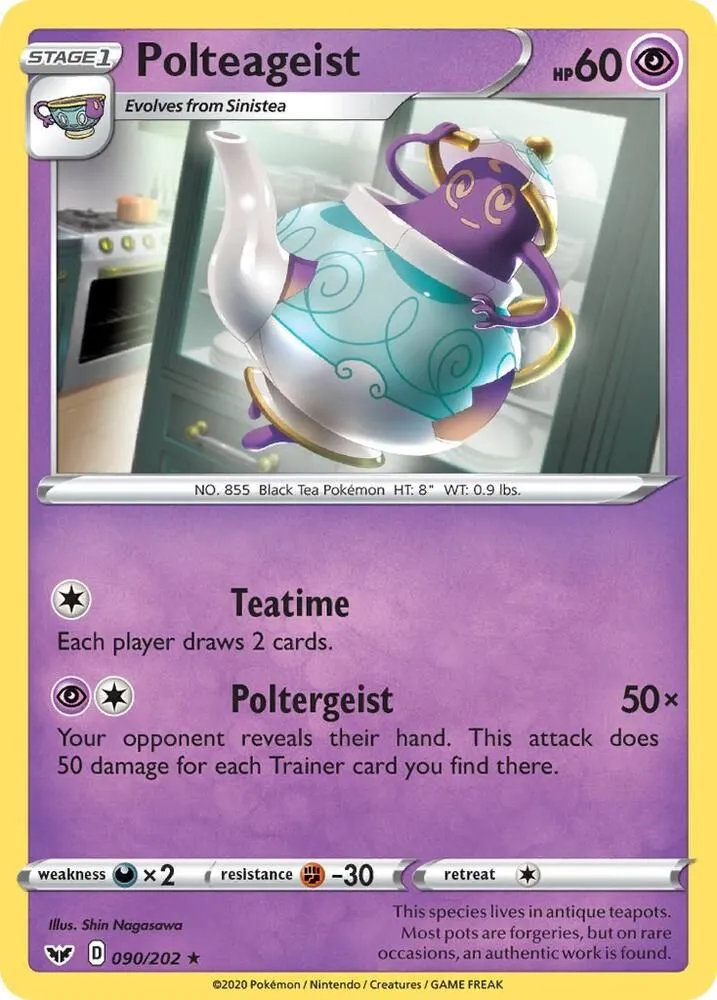 Polteageist — SWSH01: Sword & Shield Base Set — Pokemon