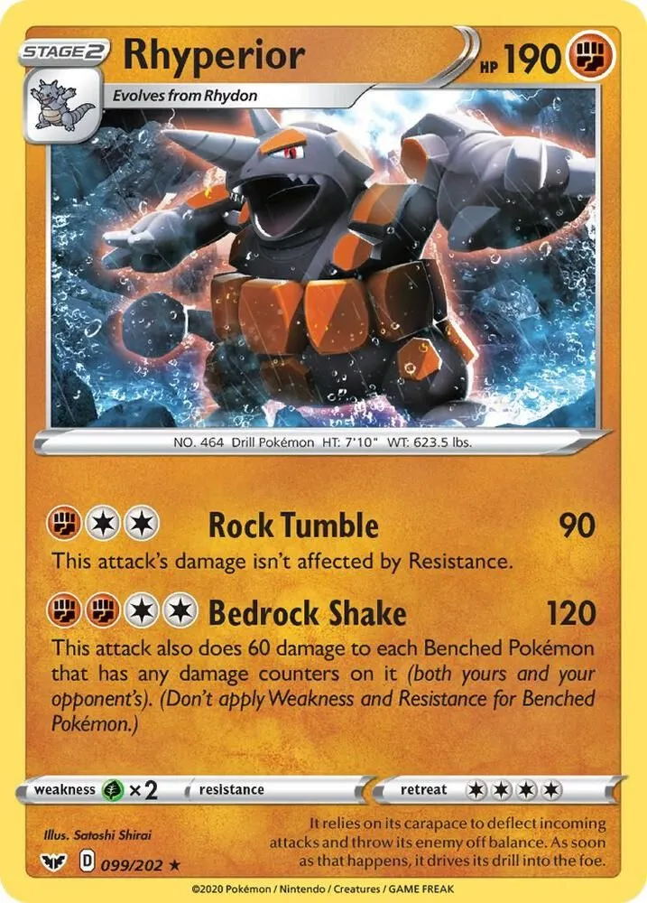 Rhyperior — SWSH01: Sword & Shield Base Set — Pokémon