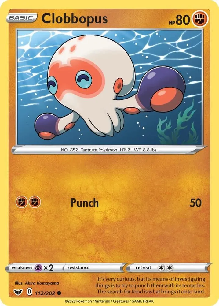 Clobbopus — SWSH01: Sword & Shield Base Set — Pokémon