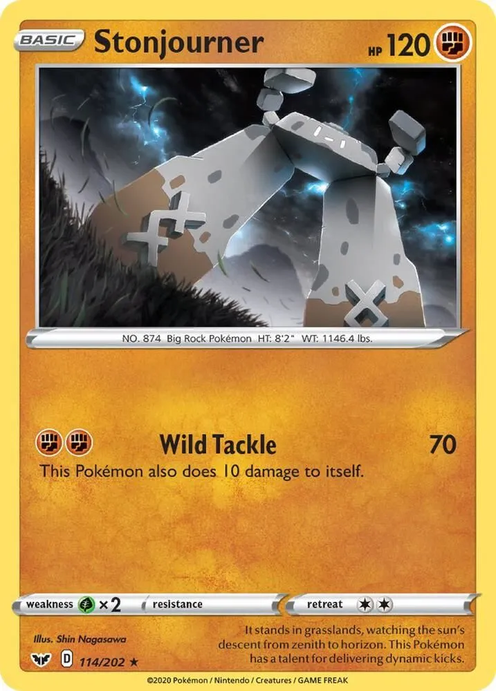 Stonjourner — SWSH01: Sword & Shield Base Set — Pokémon