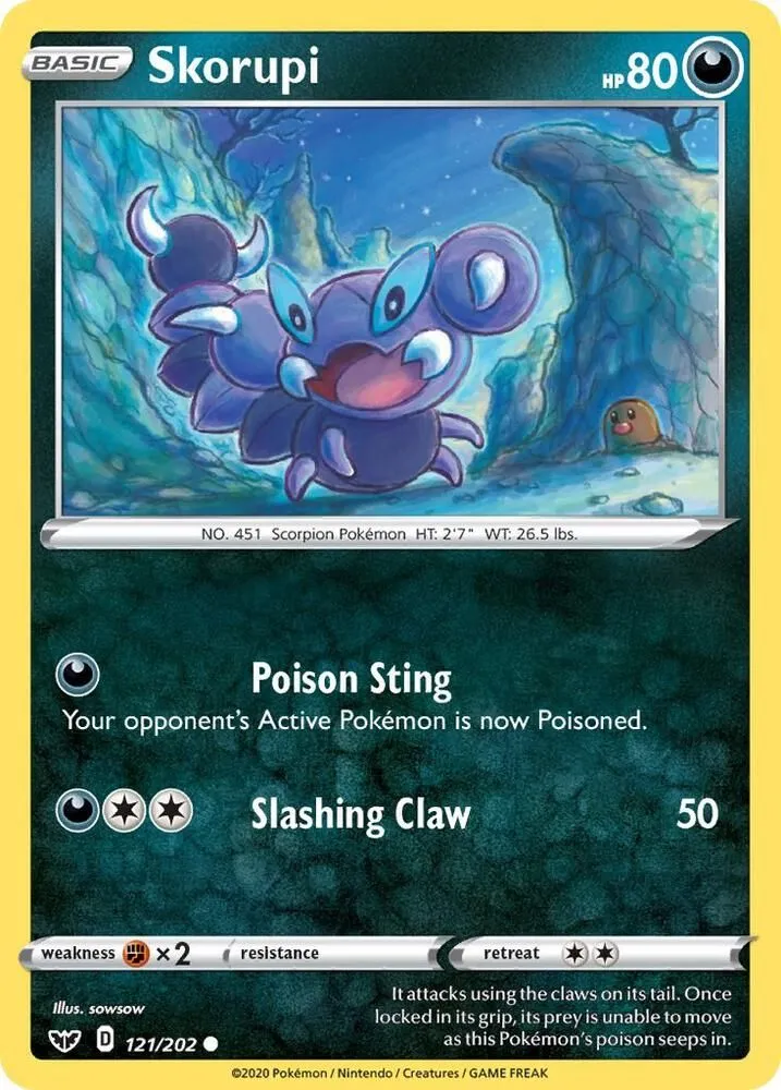 Rapion — SWSH01: Sword & Shield Base Set — Pokémon