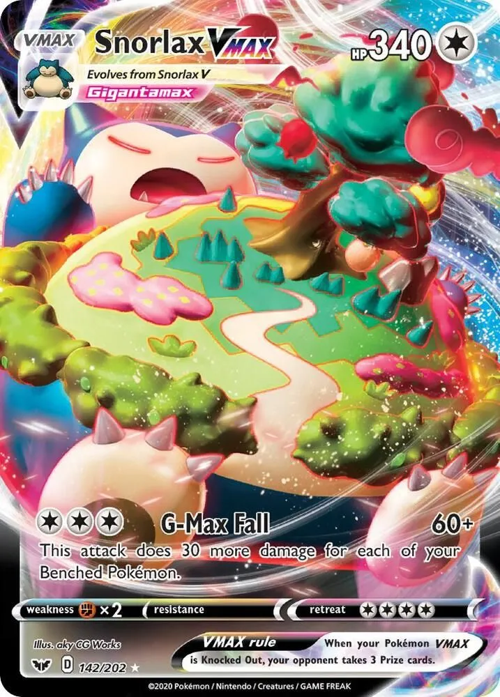 Snorlax VMAX from SWSH01: Sword & Shield Base Set - Pokemon