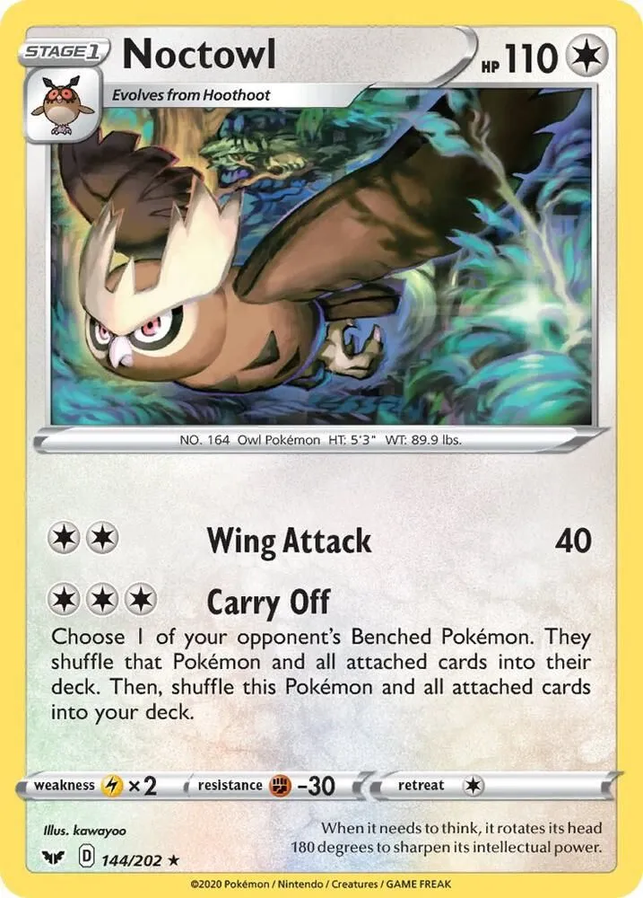 Noctowl — SWSH01: Sword & Shield Base Set — Pokemon