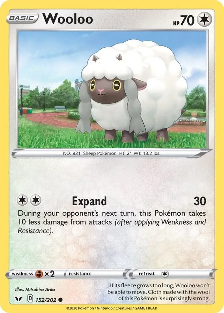 Wooloo — SWSH01: Sword & Shield Base Set — Pokémon
