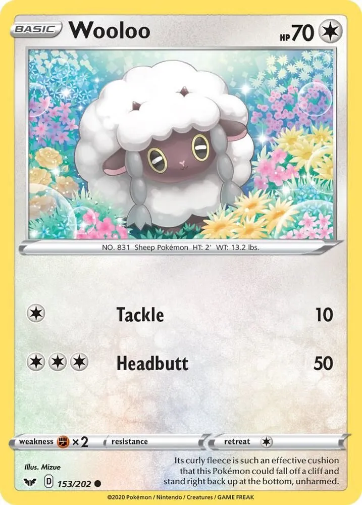 Wooloo — SWSH01: Sword & Shield Base Set — Pokémon