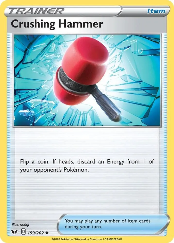 Crushing Hammer — SWSH01: Sword & Shield Base Set — Pokémon