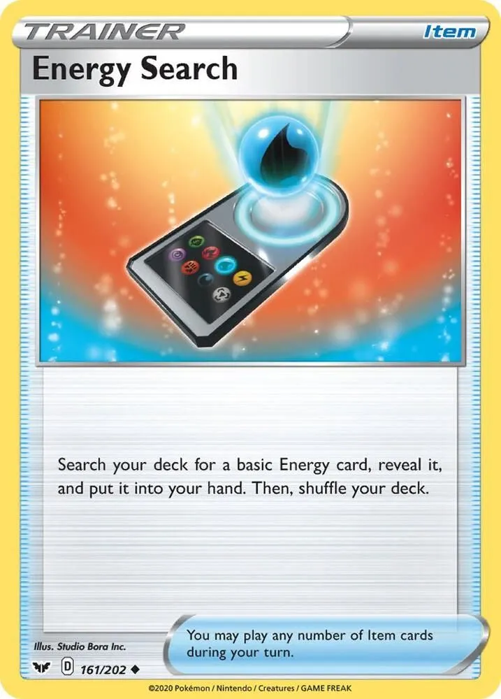 Energy Search — SWSH01: Sword & Shield Base Set — Pokémon