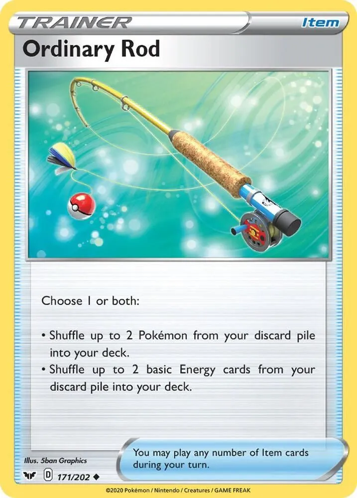 Ordinary Rod — SWSH01: Sword & Shield Base Set — Pokémon