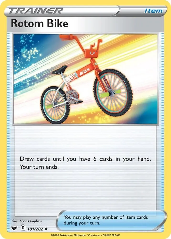 Rotom Bike — SWSH01: Sword & Shield Base Set — Pokémon