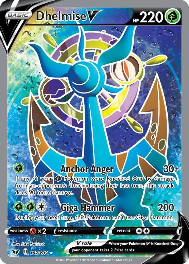 Dhelmise V — SWSH01: Sword & Shield Base Set — Pokémon