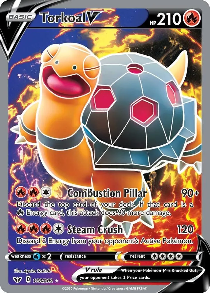 Torkoal V — SWSH01: Sword & Shield Base Set — Pokémon