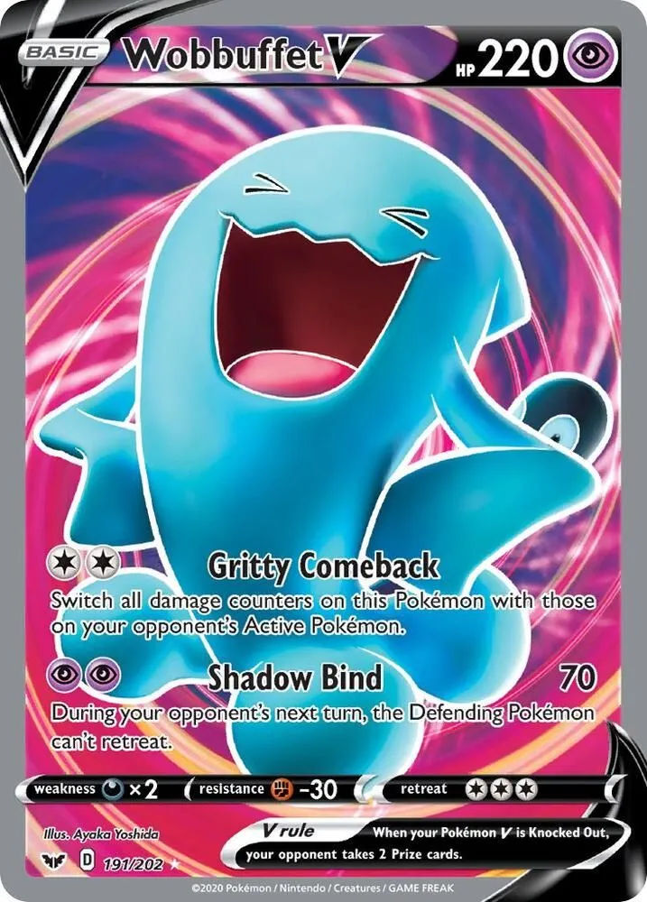 Wobbuffet V — SWSH01: Sword & Shield Base Set — Pokemon