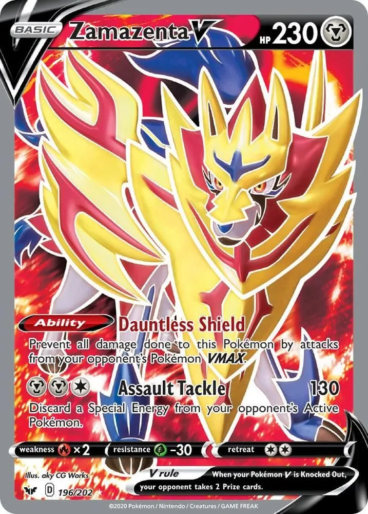 Zamazenta V — SWSH01: Sword & Shield Base Set — Pokemon