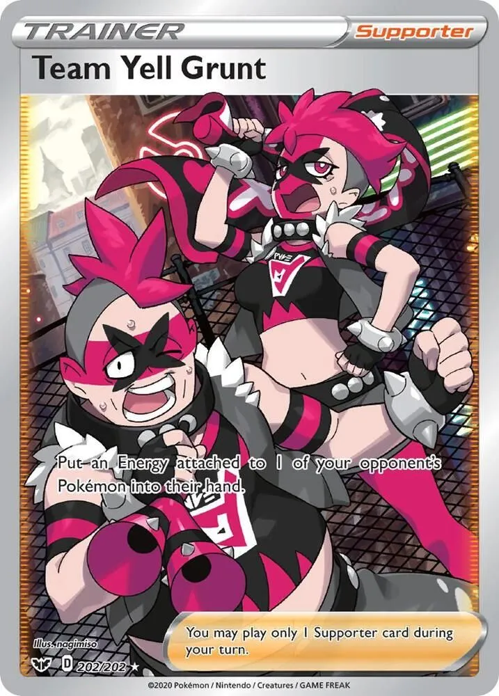 Team Yell Grunt — SWSH01: Sword & Shield Base Set — Pokemon