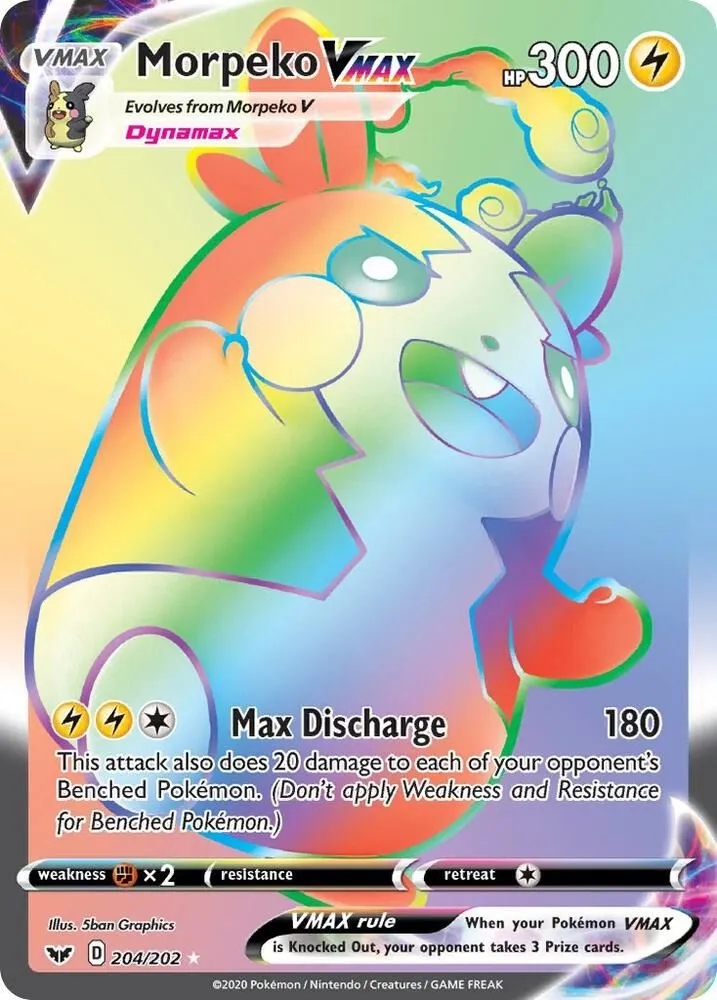 Morpeko VMAX — SWSH01: Sword & Shield Base Set — Pokémon