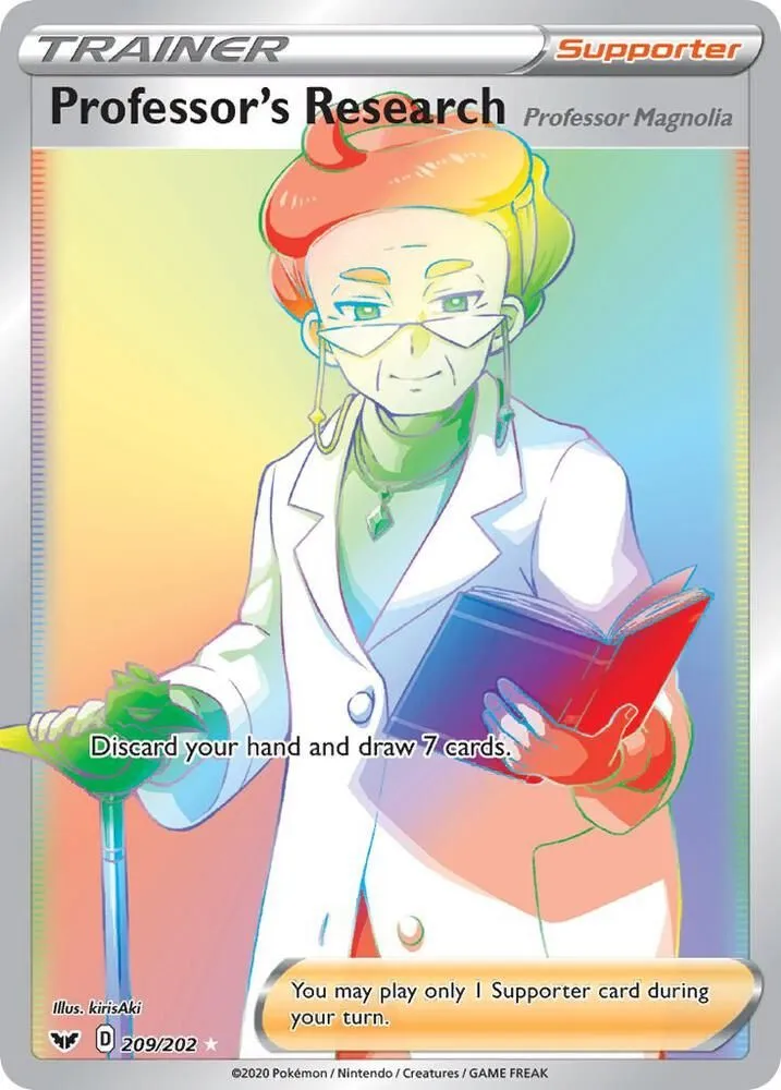 Professor's Research — SWSH01: Sword & Shield Base Set — Pokemon
