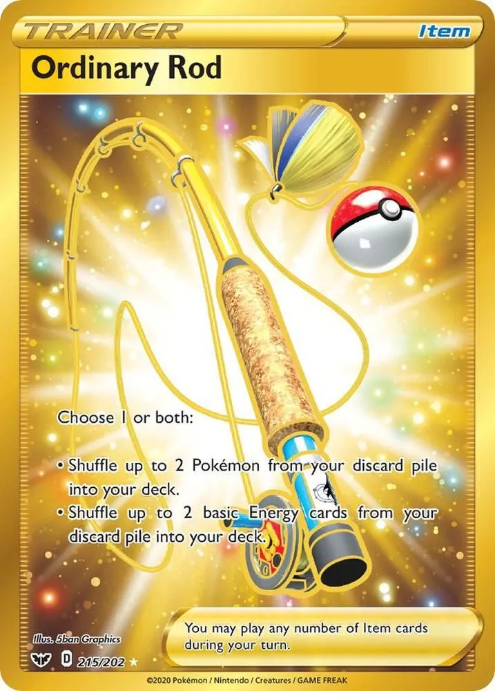 Ordinary Rod — SWSH01: Sword & Shield Base Set — Pokemon
