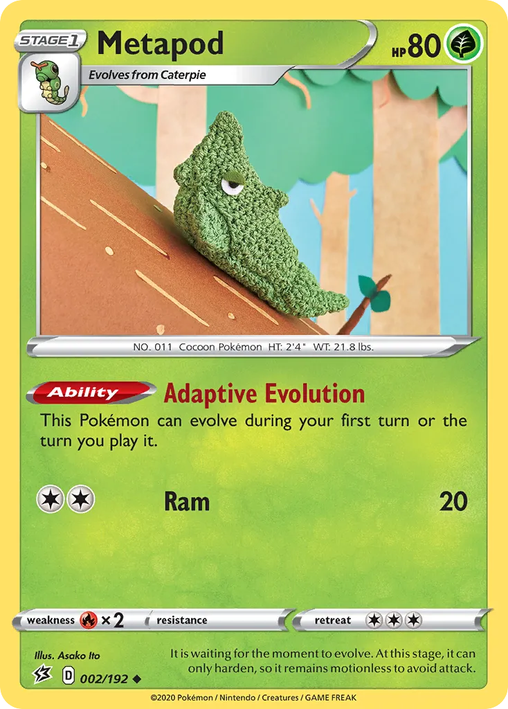 Metapod — SWSH02: Rebel Clash — Pokémon