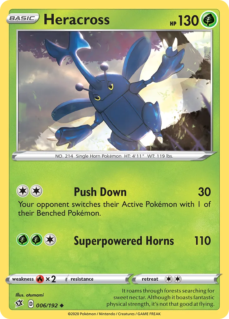 Heracross — SWSH02: Rebel Clash — Pokémon