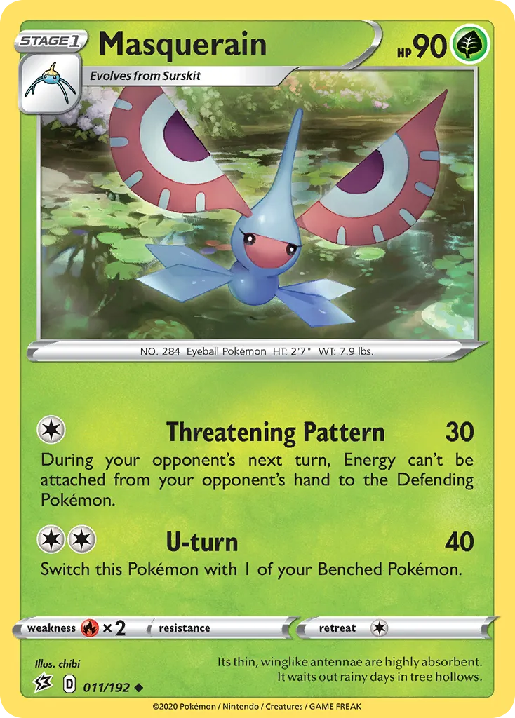 Masquerain — SWSH02: Rebel Clash — Pokémon