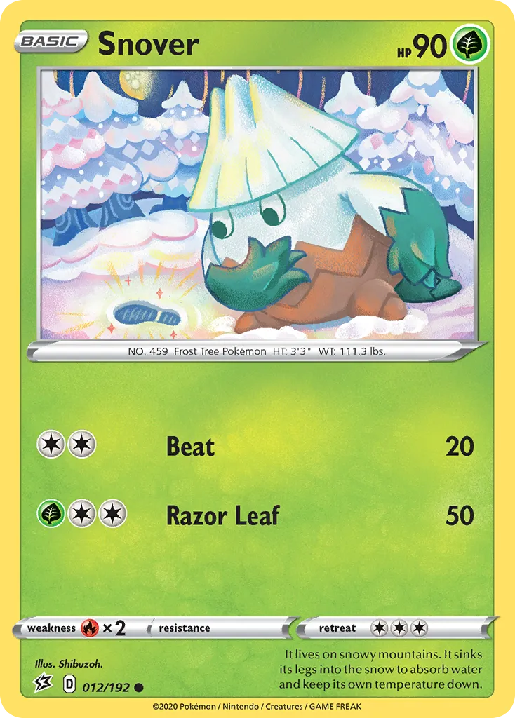 Snover — SWSH02: Rebel Clash — Pokémon