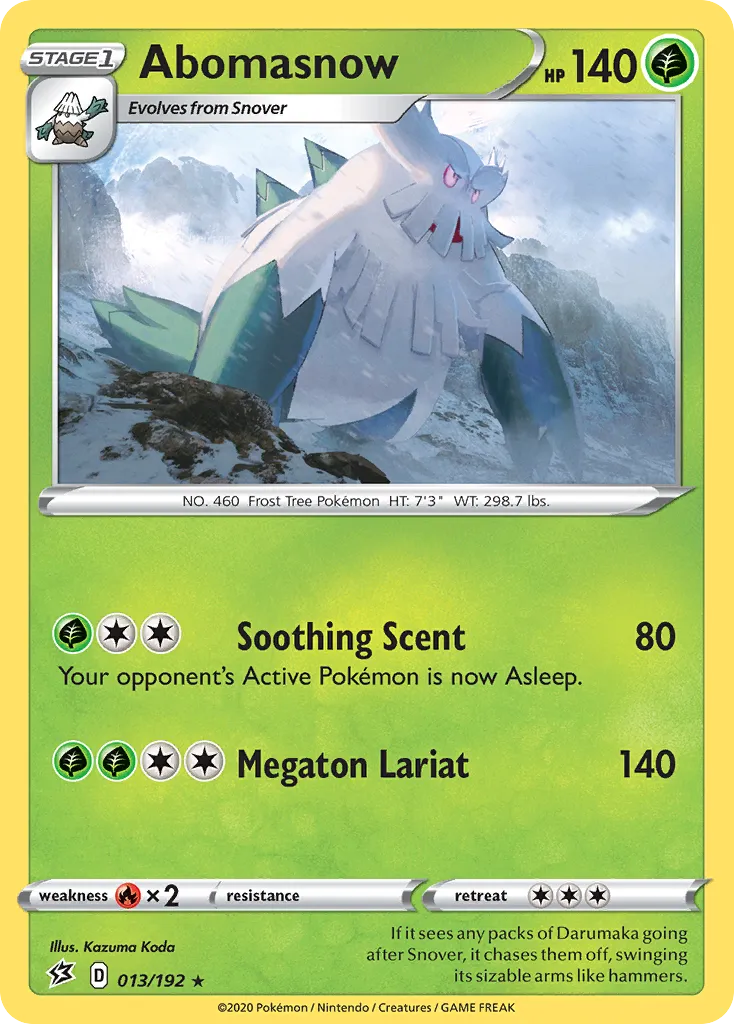 Abomasnow — SWSH02: Rebel Clash — Pokemon