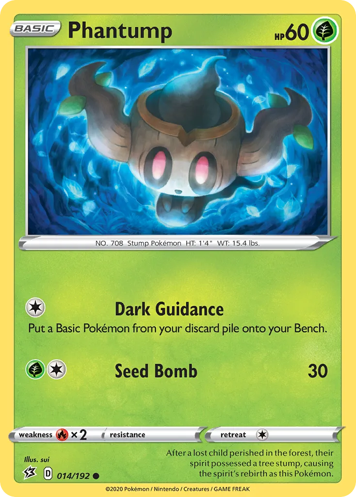 Phantump — SWSH02: Rebel Clash — Pokémon