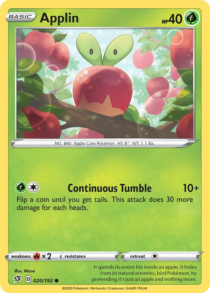 Applin — SWSH02: Rebel Clash — Pokémon