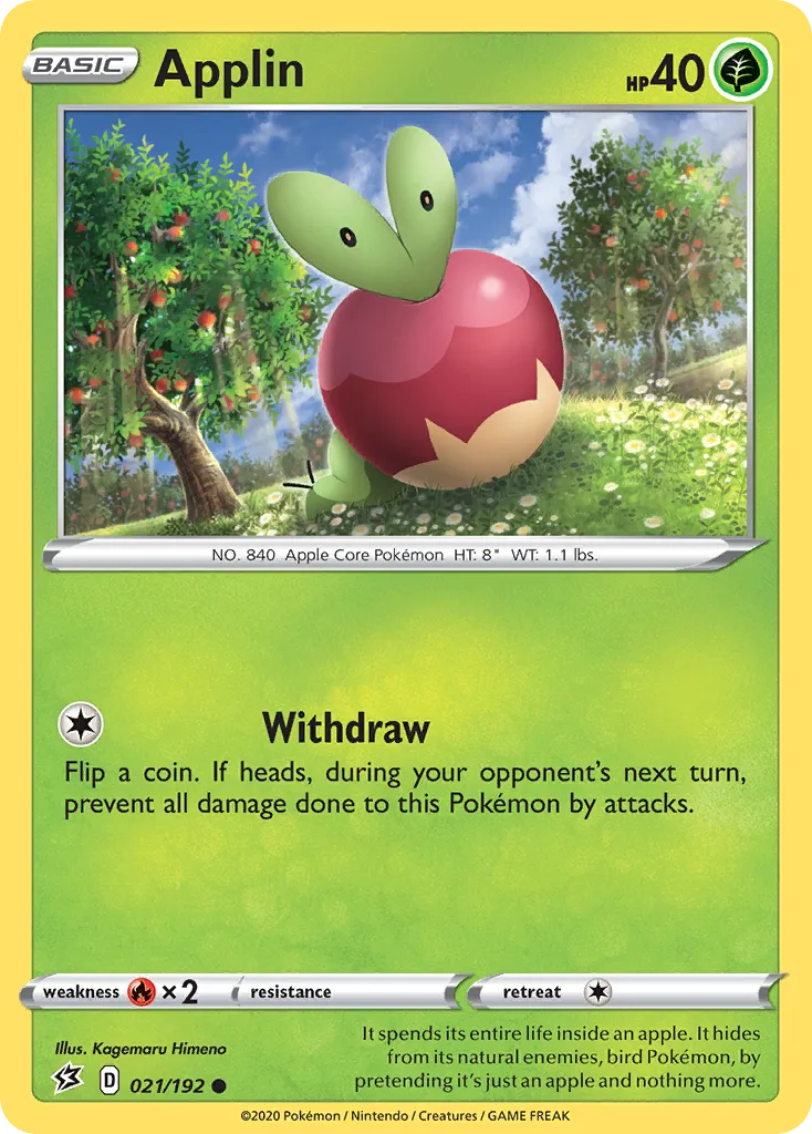 Applin — SWSH02: Rebel Clash — Pokémon