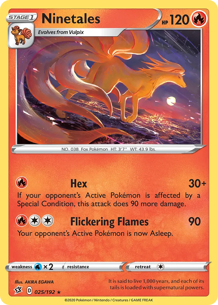 Ninetales — SWSH02: Rebel Clash — Pokemon