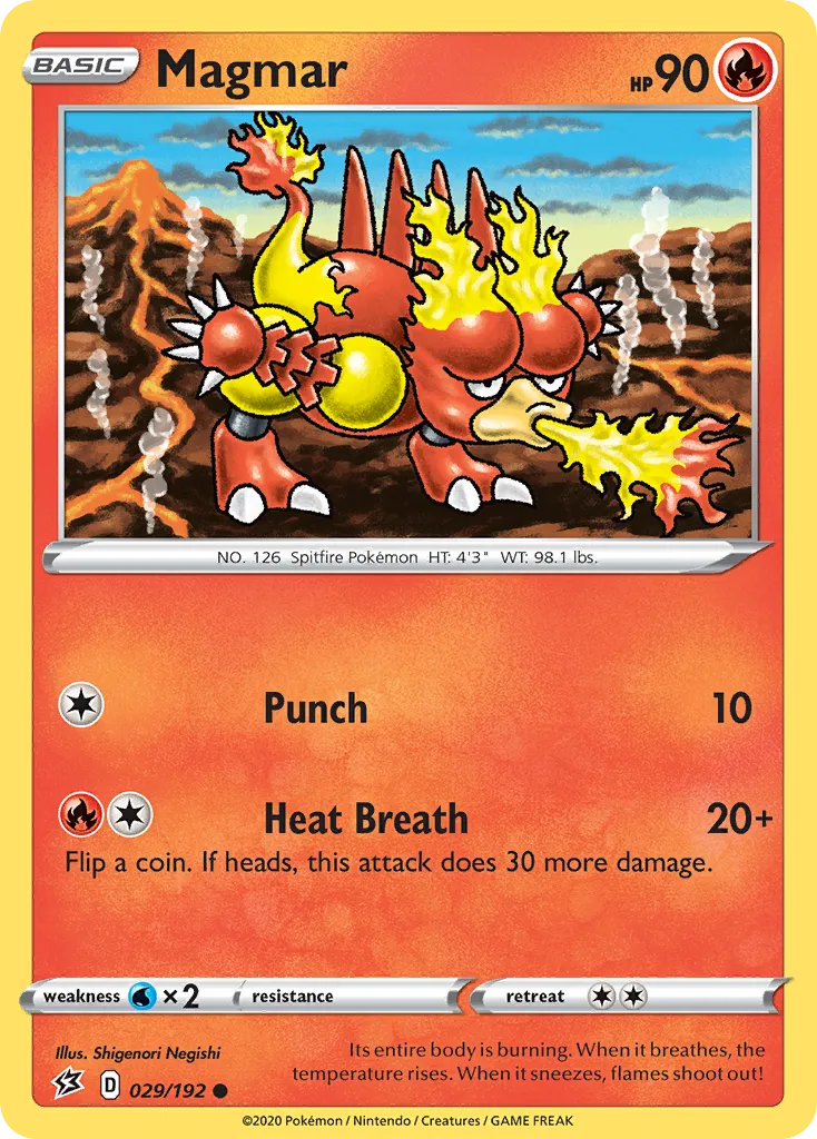 Magmar — SWSH02: Rebel Clash — Pokemon
