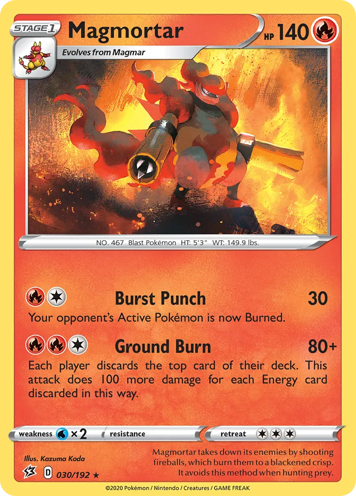 Magmortar — SWSH02: Rebel Clash — Pokemon